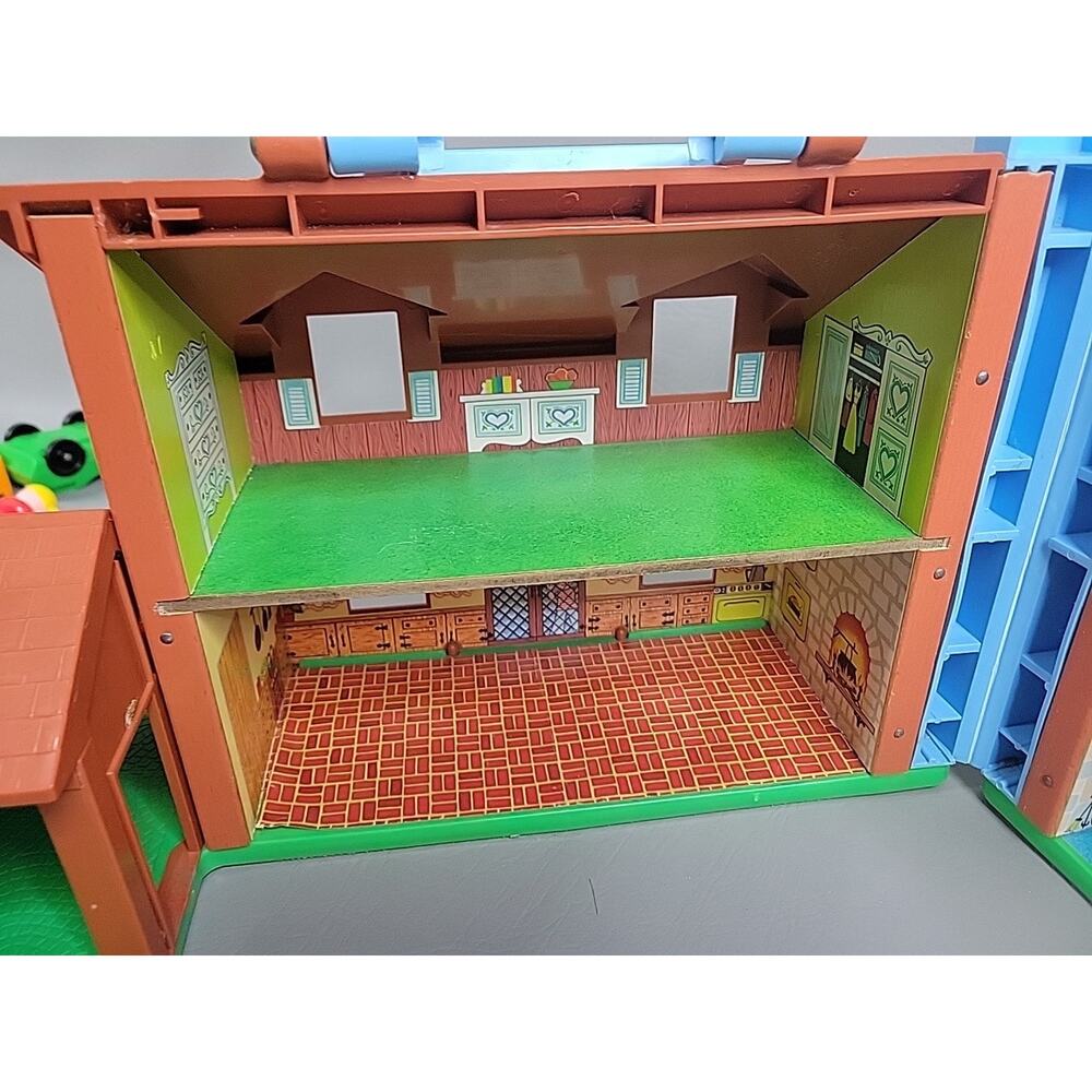 Fisher-Price Little People Play Family House 952 Brown TUDOR Vintage 1969-1980 - Picture 13 of 13